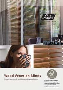 luxaflex wood blind brochure